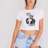 Nirvana Listen To Kurt Cobain Crop Top Shirt