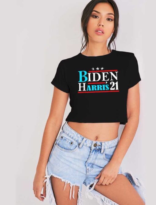 President Joe Biden 2021 Harris America Crop Top Shirt