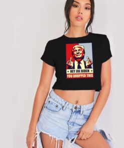 Pro Donald Trump 2020 Republican Conservative President Crop Top Shirt