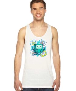 Retro BMO Adventure Time Cartoon Tank Top