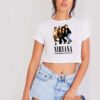 Seinfeld Nirvana Vintage Band Crop Top Shirt