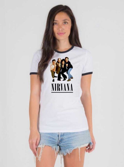 Seinfeld Nirvana Vintage Band Ringer Tee