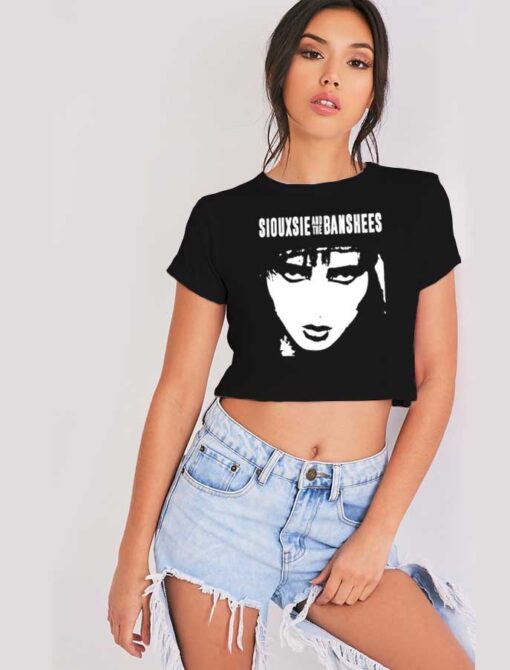 Siouxsie And The Banshees Rocker Crop Top Shirt