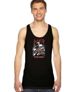 Slayer Band The Final Campaign Eagle Tank Top