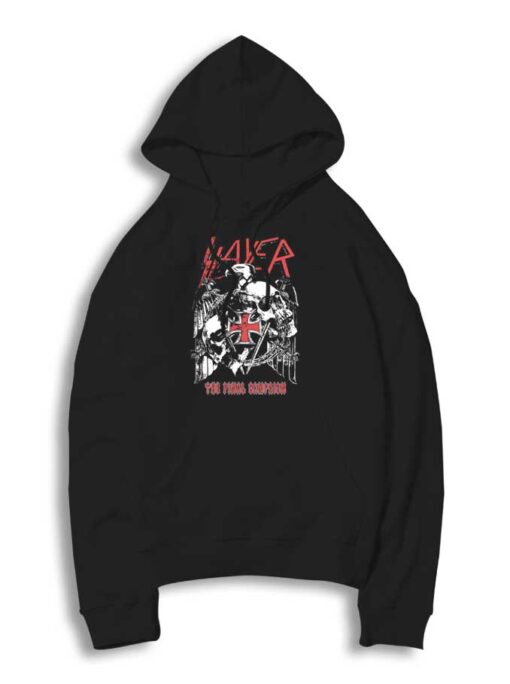 Slayer Band The Final Campaign Eagle Hoodie