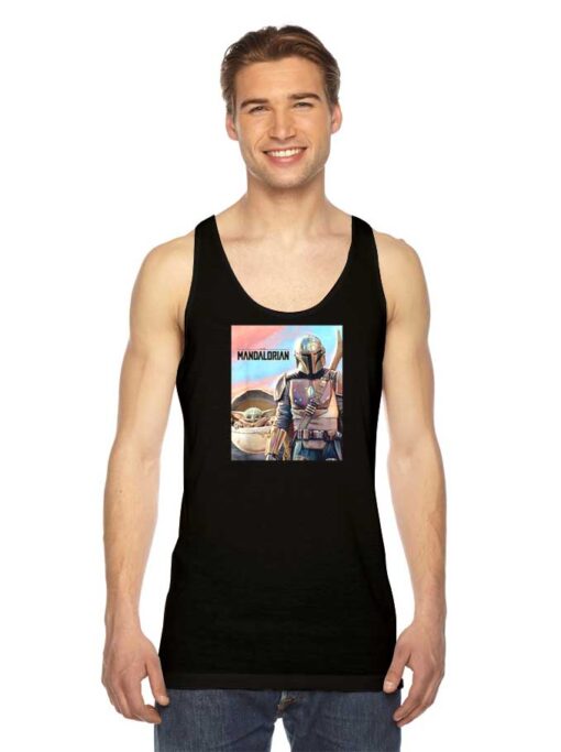 Star Wars The Mandalorian Poster Tank Top