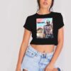 Star Wars The Mandalorian Poster Crop Top Shirt