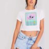 Super Kawaii Gamer Cat Pastel Crop Top Shirt