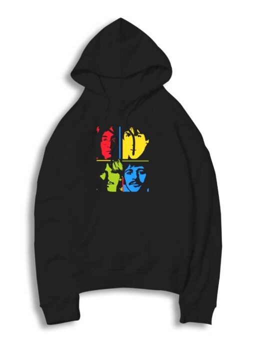 The Beatles Pop Art Collage Hoodie