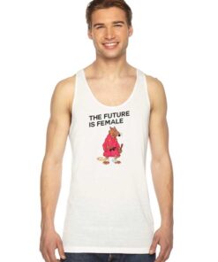 The Future Is Female Ninja Rat Tank Top