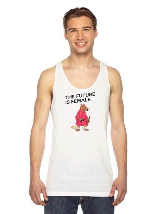 The Future Is Female Ninja Rat Tank Top