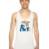 The Ice King and Penguins Adventure Time Tank Top