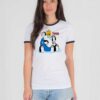 The Ice King and Penguins Adventure Time Ringer Tee