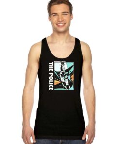 The Police Message In A Bottle Cover Art Tank Top