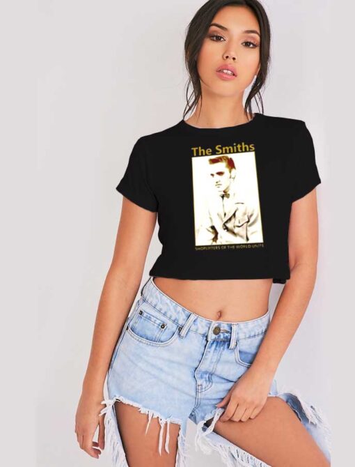 The Smiths 80s Morrissey Elvis Crop Top Shirt