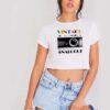 Vintage Analogue Photo Camera Crop Top Shirt