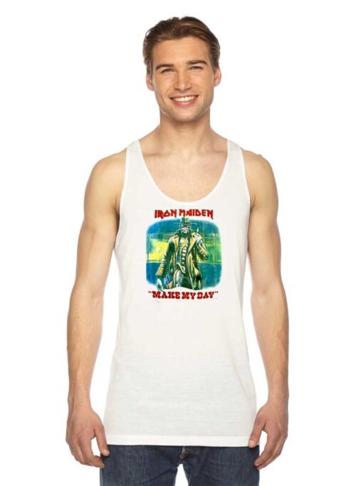 Vintage Iron Maiden Make My Day Tank Top