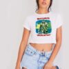 Vintage Iron Maiden Make My Day Crop Top Shirt