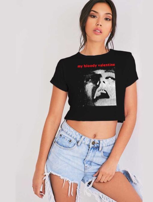 Vintage My Bloody Valentine Crop Top Shirt