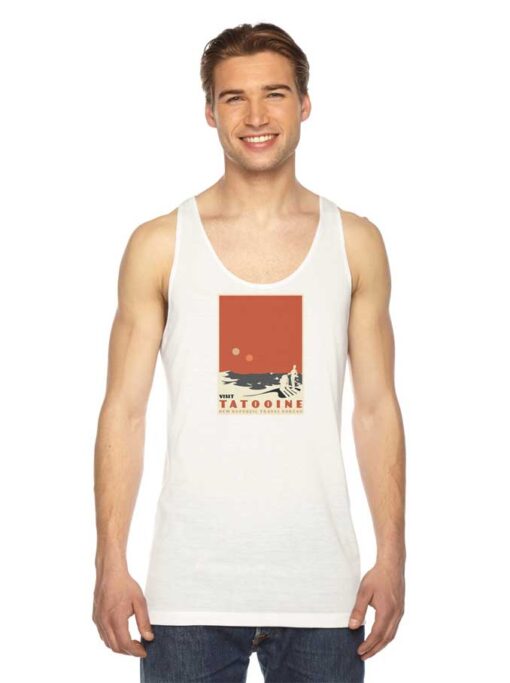 Visit Tatooine New Republic Travel Bureau Star Wars Tank Top