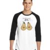 We Make A Good Pear Couple Raglan Tee