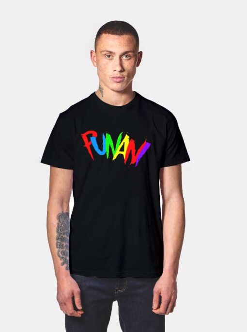 6IX9INE Punani Colorful Logo T Shirt