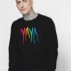 6IX9INE Yaya Colorful Logo Sweatshirt