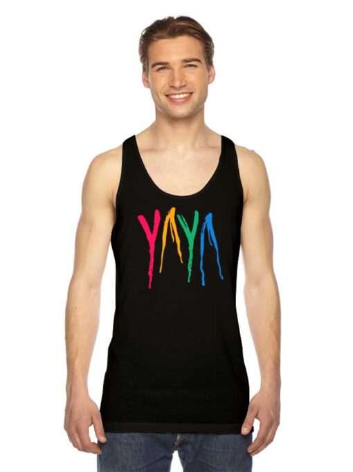 6IX9INE Yaya Colorful Logo Tank Top