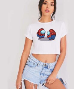 Among Us Spider-Sus Spiderman Impostor Crop Top Shirt