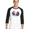 Among Us Spider-Sus Spiderman Impostor Raglan Tee