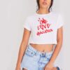 Ariana Grande One Love Manchester Crop Top Shirt