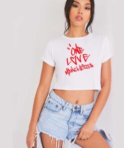 Ariana Grande One Love Manchester Crop Top Shirt