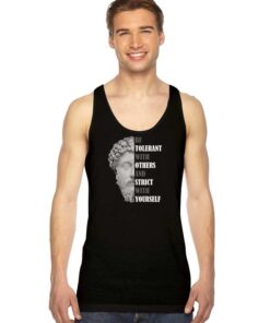 Be Tolerant And Strict Quote Tank Top