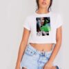 Beyonce Blanc Three Collage Photo Crop Top Shirt