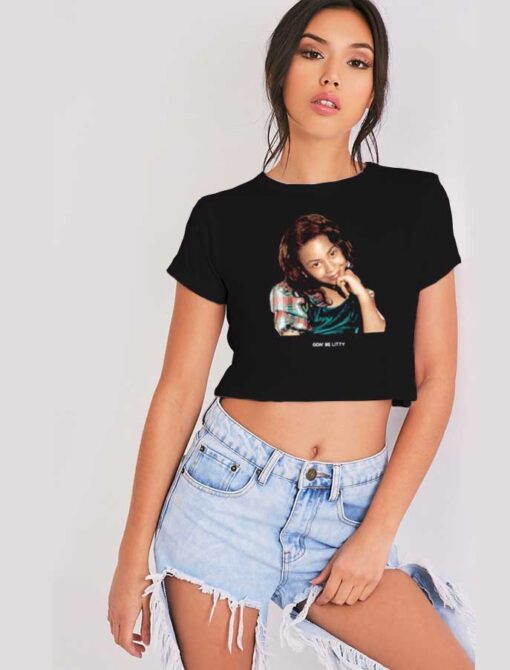 Beyonce Holiday Gon Be Litty Crop Top Shirt