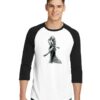 Beyonce Pose Air Chair Portrait Raglan Tee