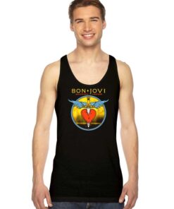 Bon Jovi You Give Love Bad Name Logo Tank Top