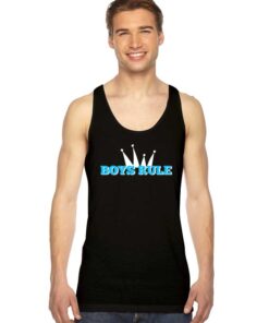 Boys Rule Crown King Tank Top