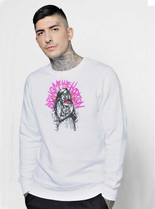 Bring Me The Horizon Zombie Pink Blood Sweatshirt