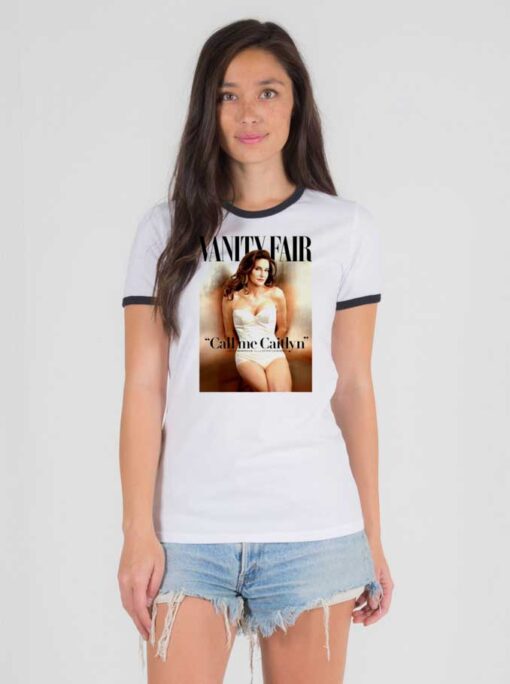 Bruce Jenner Vanity Fair Call Me Caitlyn Ringer Tee