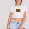 Cactus Jack McDonald Logo Crop Top Shirt