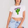 Cactus Jack Watercolor Logo Crop Top Shirt