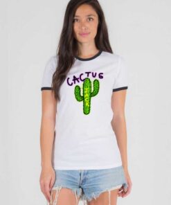 Cactus Jack Watercolor Logo Ringer Tee