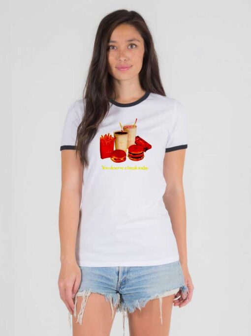 Cactus Jack You Deserve A Break Today Ringer Tee