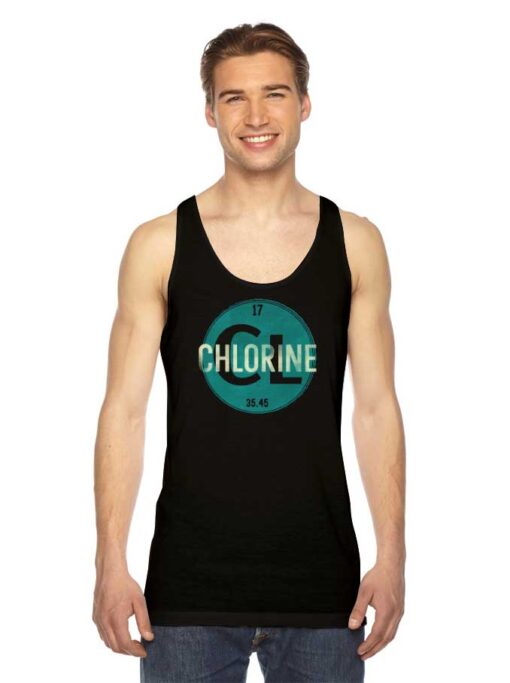 Chlorine Number 17 Chemical Number Tank Top