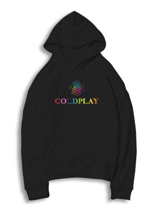 Coldplay Rainbow Logo Colorful Hoodie