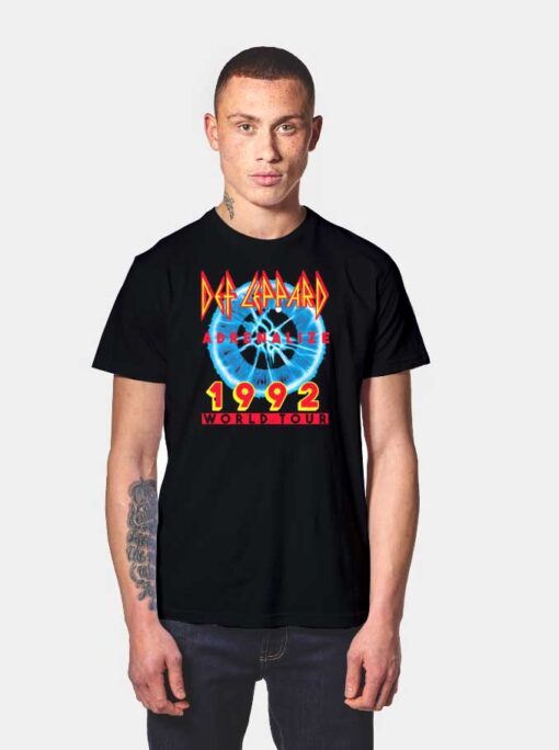 Def Leppard Adrenalize 1992 World Tour T Shirt