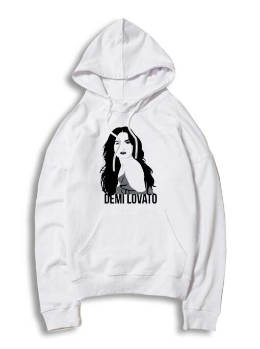 Demi Lovato Black Hair Painting Hoodie