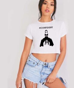 Demi Lovato Fashion Confident Crop Top Shirt