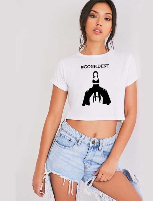 Demi Lovato Fashion Confident Crop Top Shirt